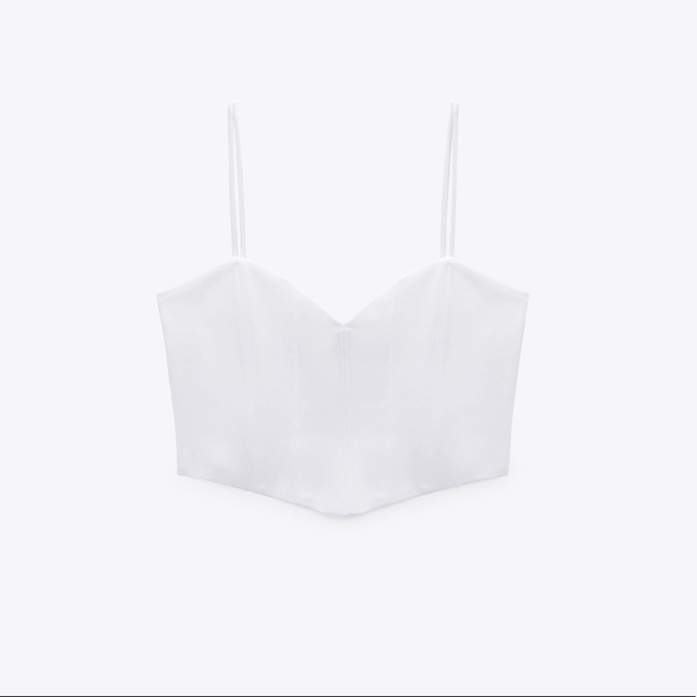 SOLD/ ZARA LIMITED EDITION CORSETRY TOP - Picture 8 of 12